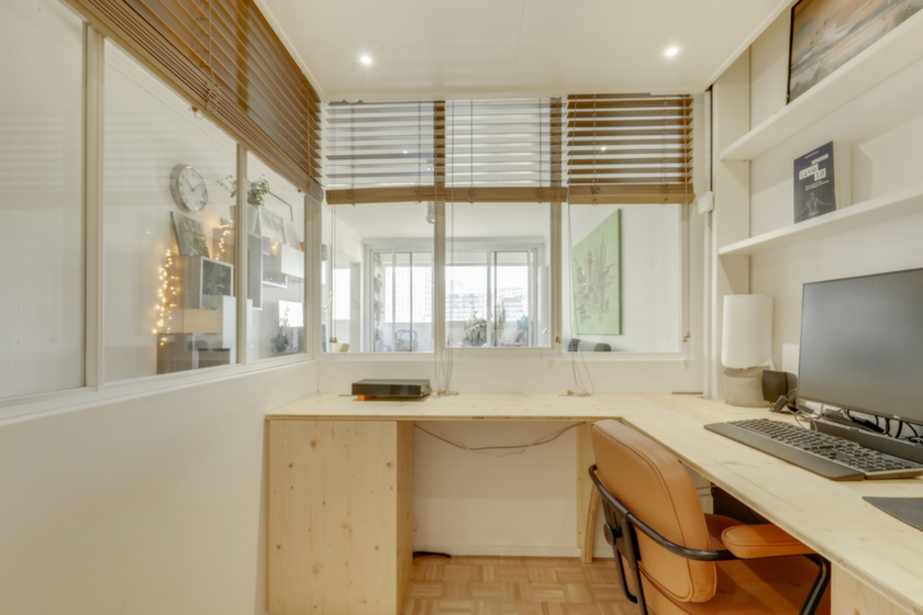 Samuel Crosnier architecte photo Bureau_lit d'appoint - Paris 13  